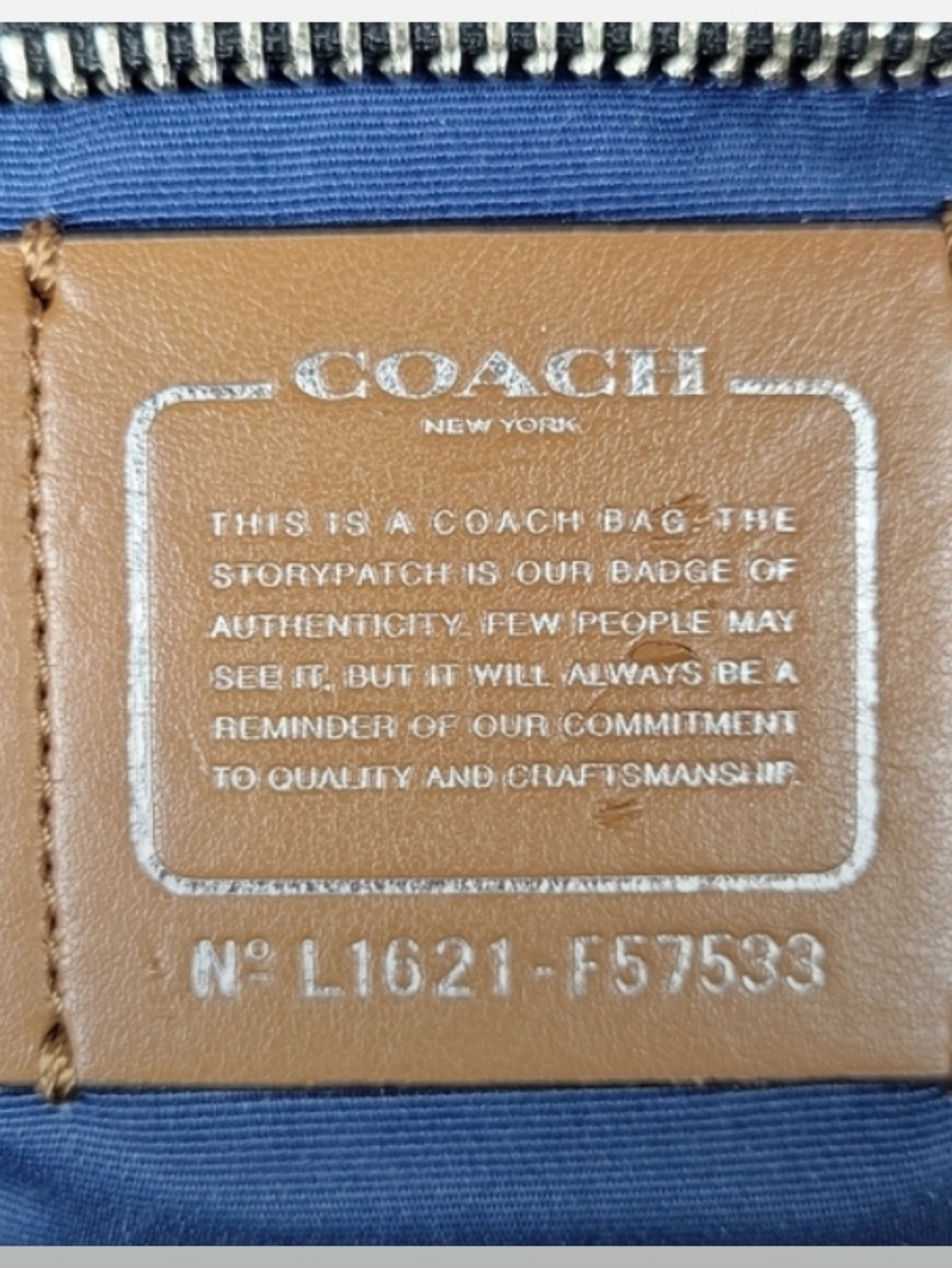 COACH-2pc Bennett Tea Rose Floral Satchel & Snap Wallet (Blue-Multi 💙) - Picture 4 of 11